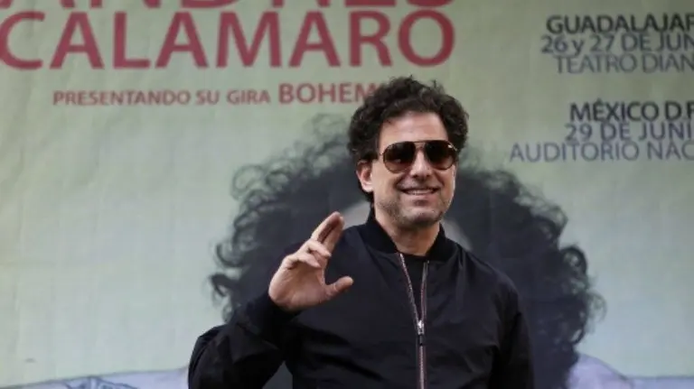 El músico argentino Andrés Calamaro.