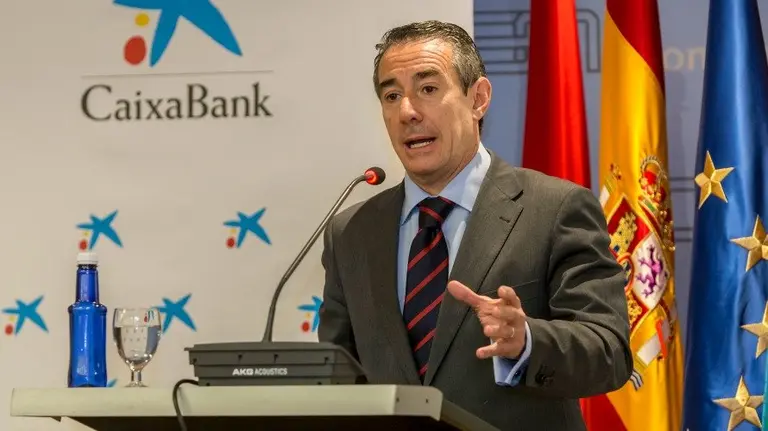 Juan Antonio Alcaraz en un momento de la conferencia.