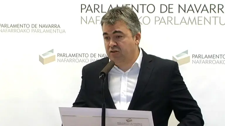 El portavoz adjunto del PSN-PSOE en el Parlamento de Navarra, Santos Cerdán.