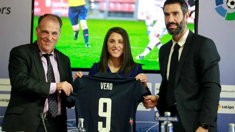 Vero Boquete, homenajeada en Madrid. Efe.