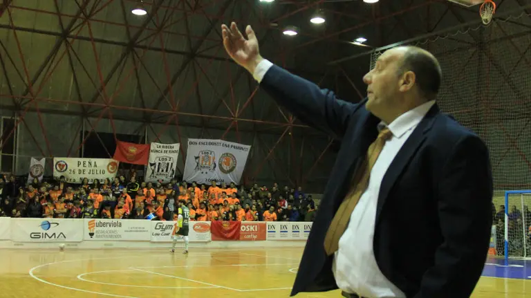 José Lucas Mena &#34;Pato&#34; en el pabellón Ciudad de Tudela.