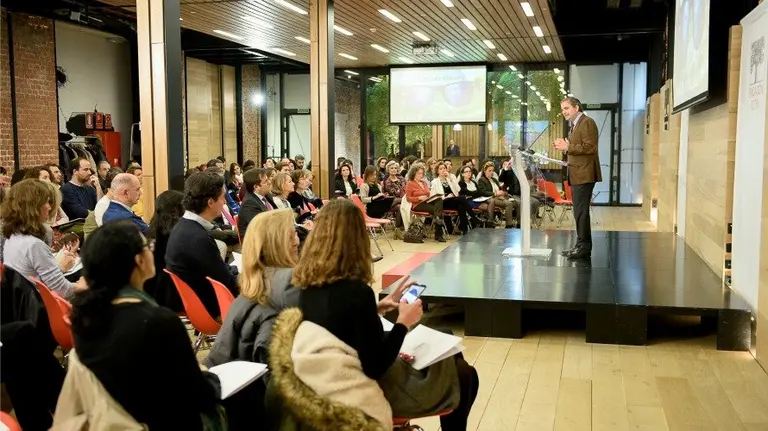 Director General Fundacion Botin presentando VII edicion Talento Solidario. www.fundacionbotin.org