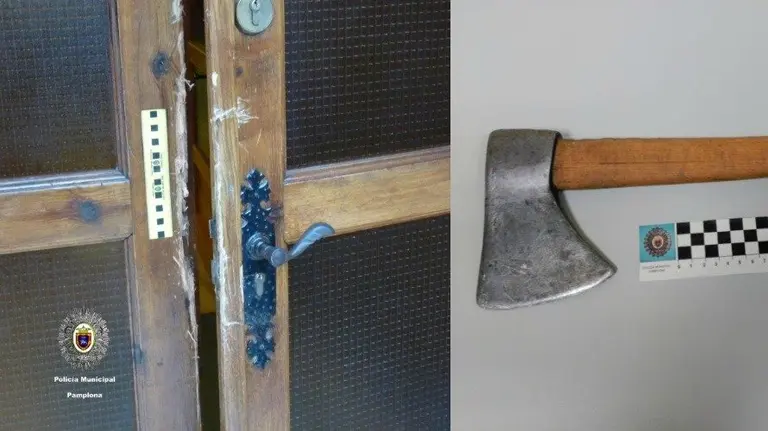 Robo con fuerza en la parroquia Nuestra Se&ntilde;ora del Carmen en el barrio de la Rochapea.