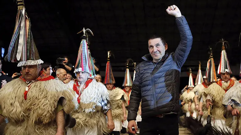 El dirigente de la izquierda abertzale Arnaldo Otegi. EFE/Javier Etxezarreta