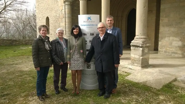 De izquierda a derecha, Pilar García, Pilar Murillo, María José Urmeneta, José María Crespo y José Manuel Tomás.