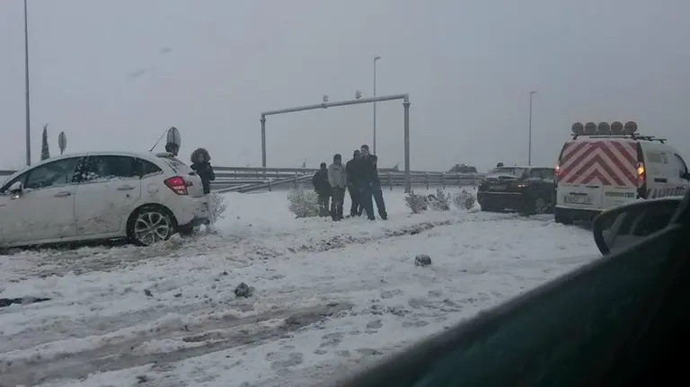 Accidente en el alto del Perd&oacute;n. @mikelazcoiti