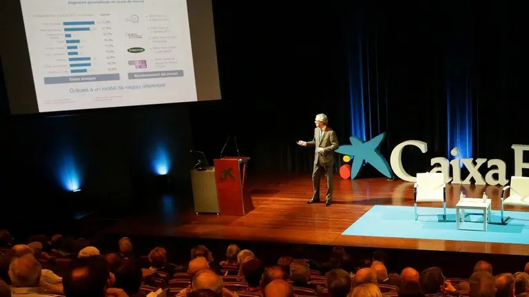 Encuentro accionistas de CaixaBank.