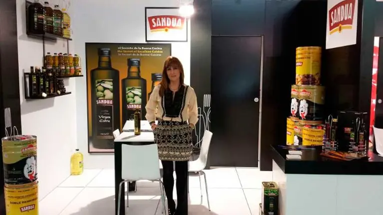 Laura Sandúa en Alimentaria 2014.