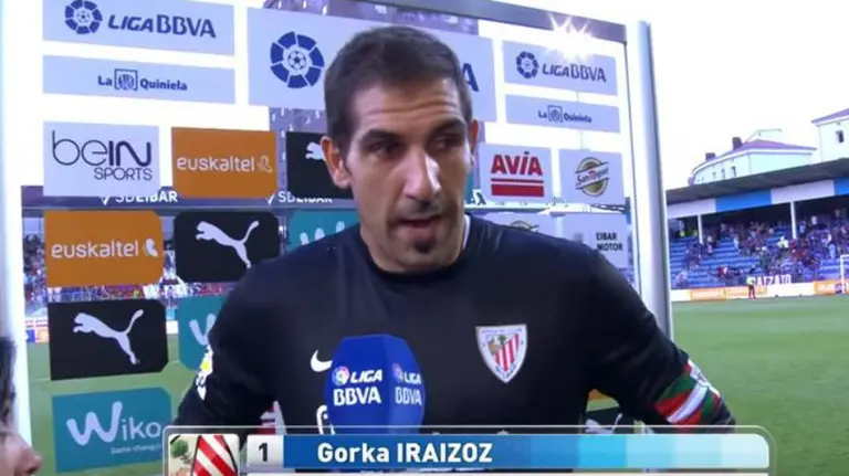 El portero Gorka Iraizoz.