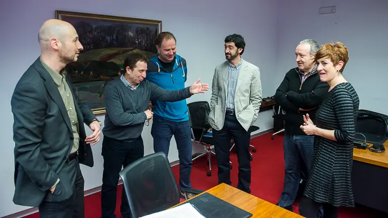 El director general de Paz y Convivencia del Gobierno foral, Álvaro Baraibar, comparece en el Parlamento. LASAOSA 3