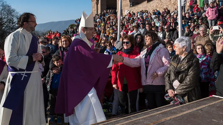 Misa de la segunda Javierada de 2016. PABLO LASAOSA  25