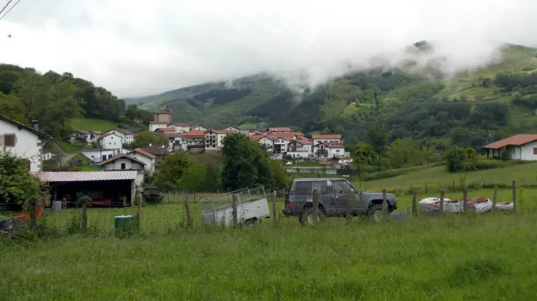 Vista de la localidad navarra de ERasun