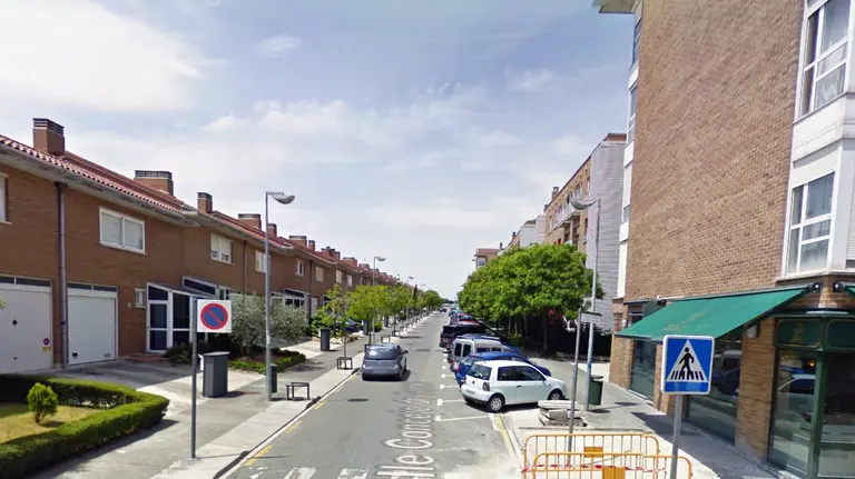 Una calle de Mendillorri.