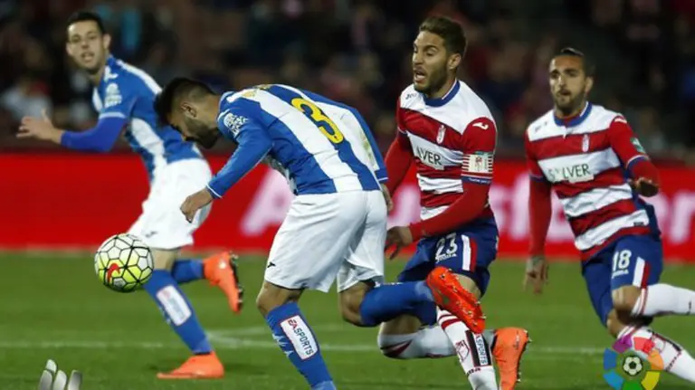 Partido Granada - Espanyol en Los C&aacute;rmenes. Lfp.