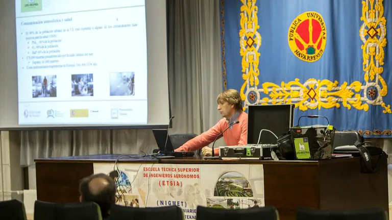 Imagen de la jornada celebrada en UPNA.