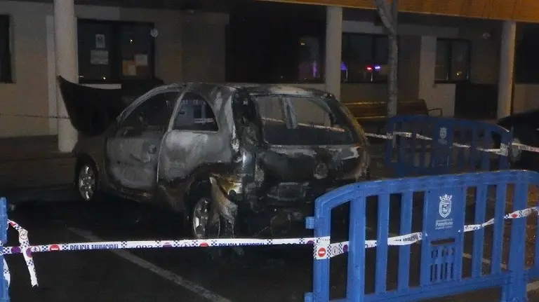 Incendio de coche en San Jorge