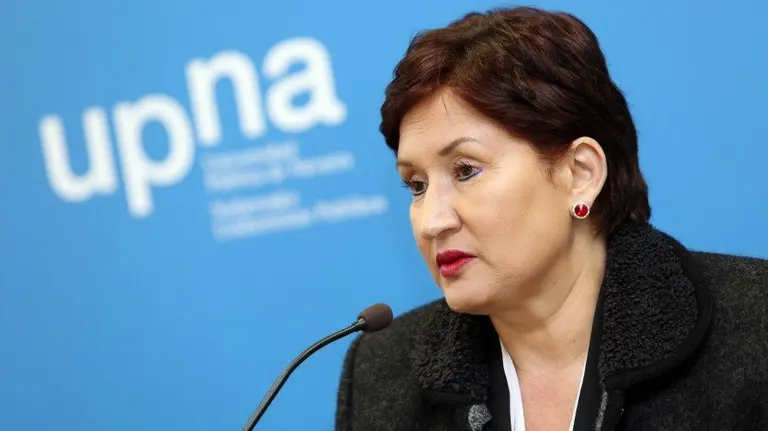 Thelma Aldana, en la UPNA