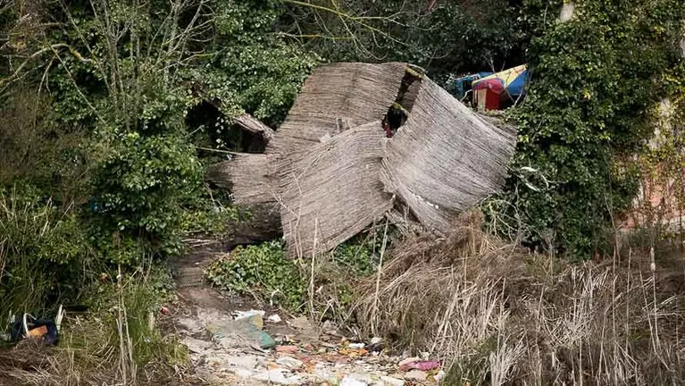 Asentamiento junto al Club de Tenis. LASAOSA