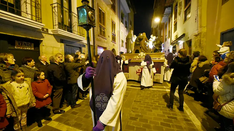 Procesión de Jueves Santo en Pamplona. PABLO LASAOSA