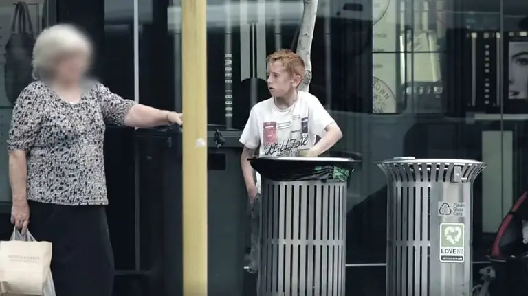 Captura del vídeo de la policía de Nueva Zelanda.