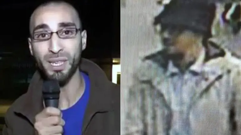 El sospechoso Fay&ccedil;al Cheffou durante la grabaci&oacute;n de un v&iacute;deo.