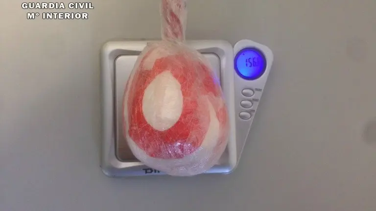 Paquete de droga incautado en Zuasti por Guardia Civil