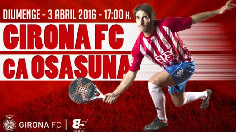 El ex-rojillo Lekic en la campaña del Girona.