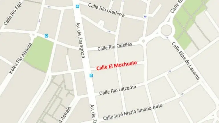 Calle el Mochuelo en La Milagrosa.