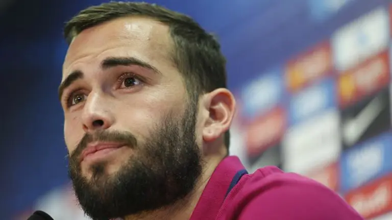 Aleix Vidal en rueda de prensa. Efe.