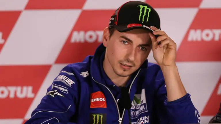 Jorge Lorenzo en rueda de prensa. Efe.