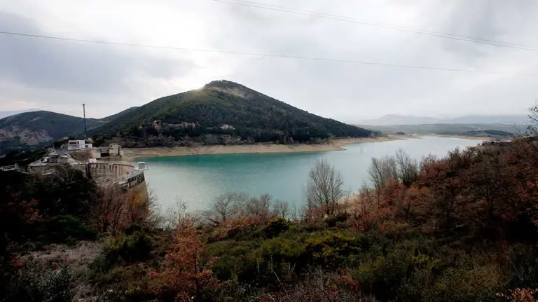 Pantano de Alloz, en Navarra.