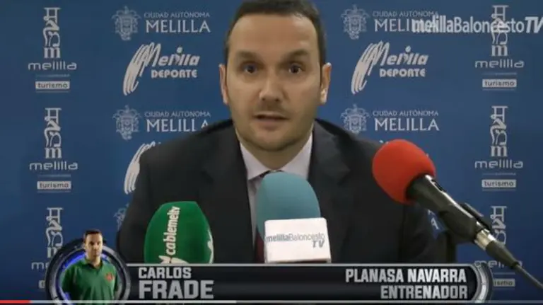 Carlos Frade en rueda de prensa.