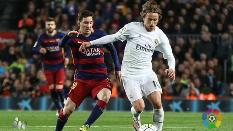 El R. Madrid ganó el clásico en el Nou Camp en abril de 2016. Lfp.