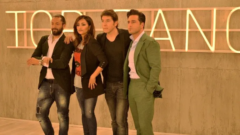 Rafael Amargo, Mónica Cruz, Manel Fuentes y David Bustamante.