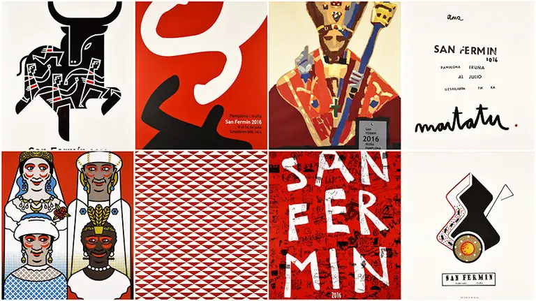Carteles San Fermín 2016