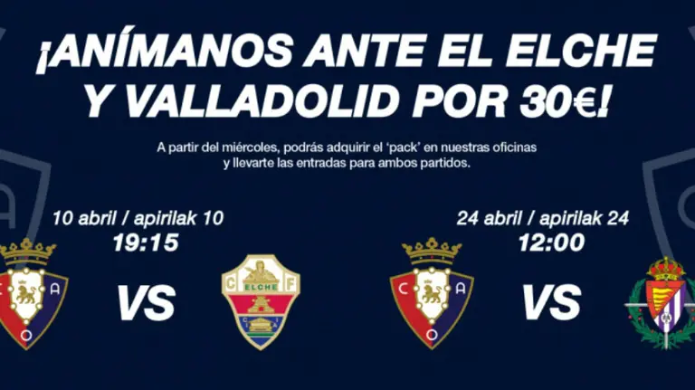 Cartel anunciador de la promoción.