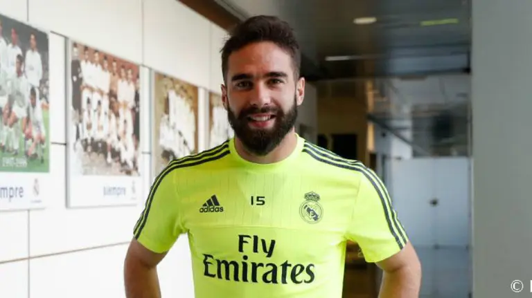 Dani Carvajal. Foto web Real Madrid.