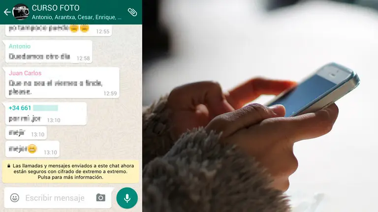 Nuevo cifrado de los mensajes de whatsapp.