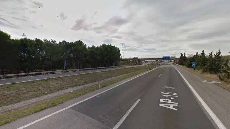 AP-15, a la altura de Marcilla.