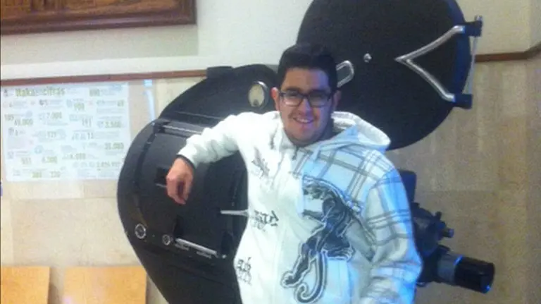 Sergio Cía Luvecce, estudiante de Bachillerato del Colegio Calasanz de Pamplona.