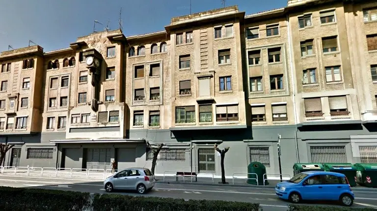 Antigua estación de autobuses de Pamplona.