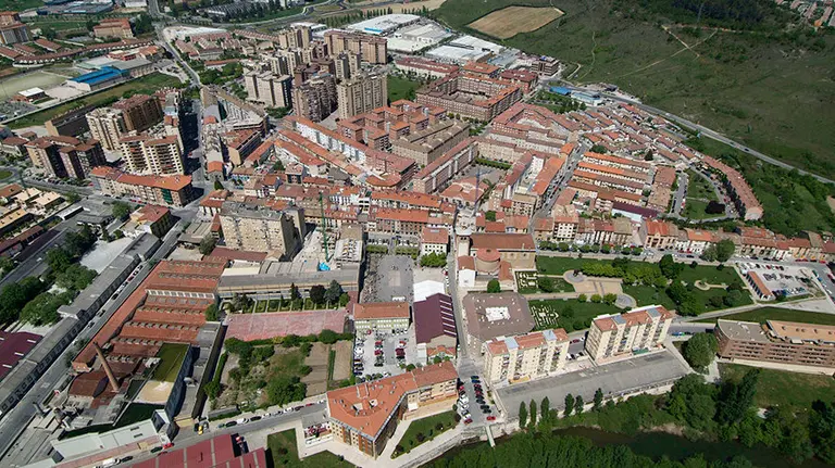 Vista de la localidad de Villava