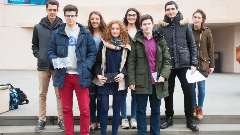 Premiados en las categorías de ensayo y fotografía filosófica de la V Olimpiada de Filosofía de Navarra.