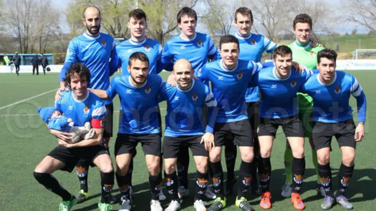 Alineación de la Peña Sport en Valladolid. twitter