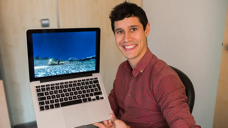 Pablo Lasaosa ganador del premio individual de los Premios Ejercito. LEIRE ESCALADA