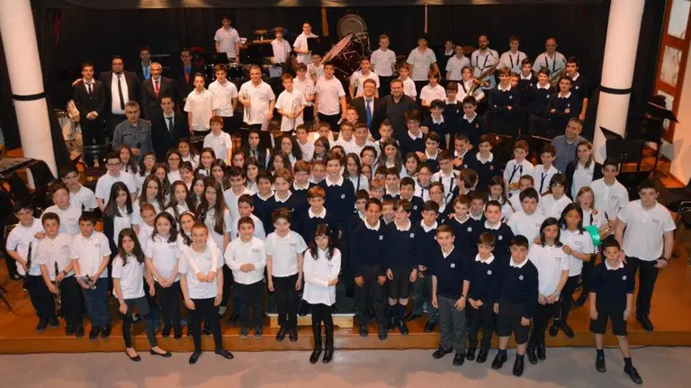 Alumnos del colegio Irabia en Teruel