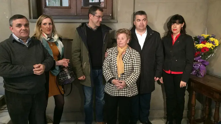 Homenaje al fundador del PSN de Pamplona y al resto de concejales y funcionarios fusilados.