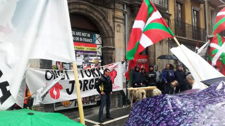 Homenaje al etarra Jorge Olaiz en Pamplona