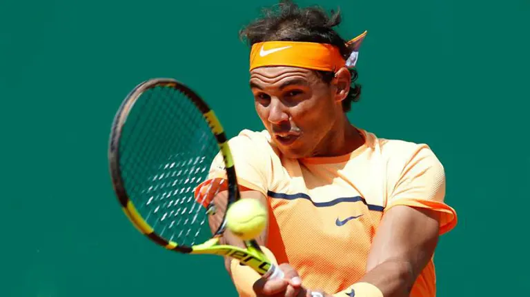 Rafa Nadal en acción. Efe.