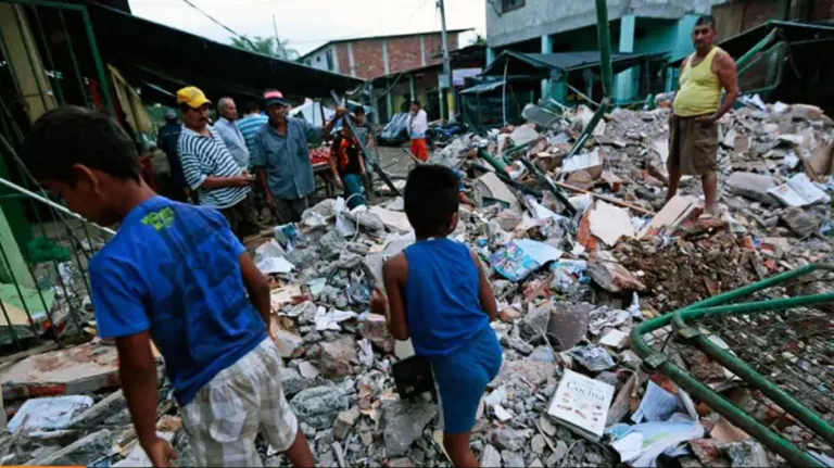 Efectos del terremoto en Ecuador.